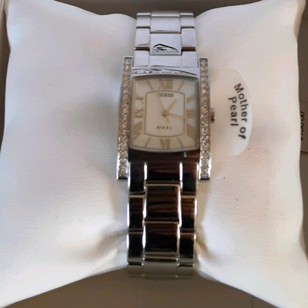 Brand New Guess watch with Mop and Swarovski